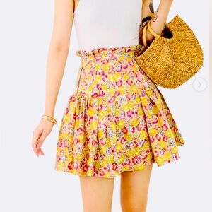 Zac Posen for Target Women’s Floral Metallic Jacquard  Brocade Mini Skirt.Sz 12
